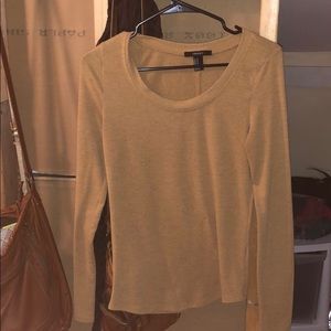Mustard color long sleeve shirt